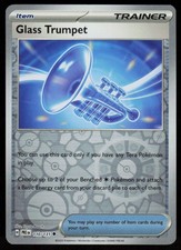 Glass Trumpet 110/131 Uncommon Prismatic Evolutions Pokemon Reverse Holo NM