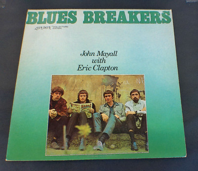 John Mayall with Eric Clapton Blues Breakers LP London 1977 LC 50009 vinyl album