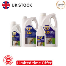 Bartoline TX10 All Purpose Non Drip Paint Stripper & Varnish Remover Metal Wood