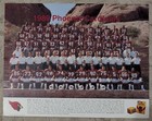 Vintage Arizona Cardinals Team Photo (1988, 1989, 1990) - Ken Harvey Autograph — photo 3