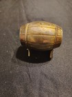 Vintage Miniature Brass Barrel Keg Collectable or dollhouse 1950 — photo 2