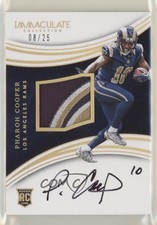 2016 Panini Immaculate Rookie Gold 8/25 Pharoh Cooper #135 Patch Auto 3c7