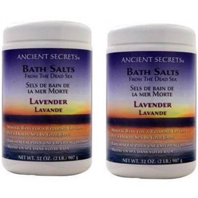 Ancient Secrets Bath Salts From the Dead Sea Lavender 32 oz PACK OF 2