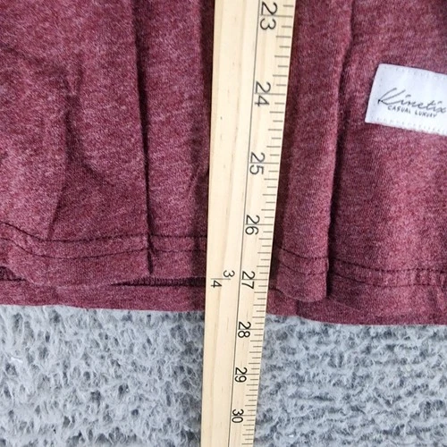Kinetix Shirt Mens Medium Red Cotton Long Sleeve Tee *NWT* image 6