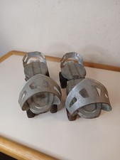 1950's METAL GLOBAL SKATE CORP. ADJUSTABLE ROLLER SKATES