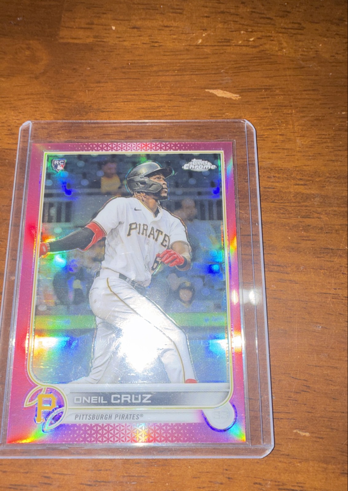 2022 Topps Chrome - Oneil Cruz #128 Pink Refractor (RC)