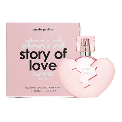 Story Of Love Pink Heart PEau de Parfum Perfume - 3.4 fl. oz.