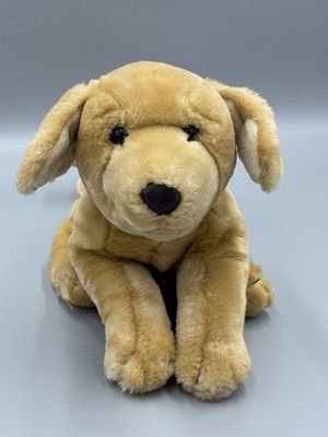 1999 Kids  Preferred Yellow Lab Dog Golden Retriever Plush 12  Stuffed Animal