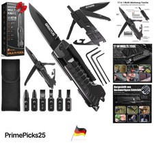 Multitool Taschenmesser 17in1 Edelstahl Camping Zubehör Outdoor Geschenk