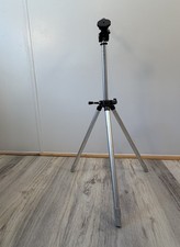 Vintage JC Penney Camera Tripod Model 624-4421 3-Section Aluminum Retro Crank