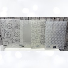 Stampin Up Embossing Folders Lot of 4