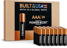 Duracell Coppertop AAA Alkaline Batteries with POWER BOOST Ingredients, 28 Count