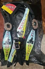 New Showman "Turn & Burn" Barrel Racing Horse Breast Collar & Head Stall