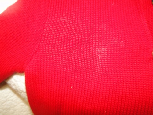 RALPH LAUREN BOY RED HALF ZIP SWEATER SIZE 6 - Picture 4 of 5