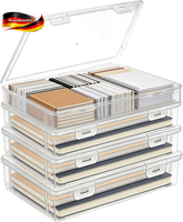Stapelbare A4 Aufbewahrungsboxen Kunststoff Organizer FüR Dokumente BüRo & Haush