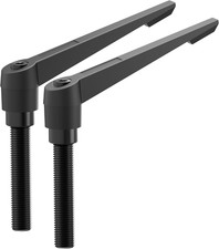 2PCS Clamping Lever Handles, M8 X 60Mm Male Thread, Adjustable Quick Release Loc