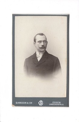 CDV Foto Herrenportrait - Essen um 1900
