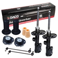 DACO Germany Stoßdämpfer + Stabi Rep-Satz Vorne für TOYOTA PRIUS W3 1.8 Hybrid