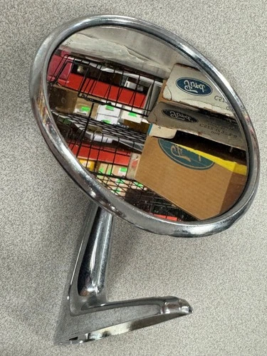 Vintage Ford (Various Models) Side View Chrome Mirror - C3AB17743