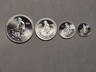 1985 Engelhard Silver Prospectors 1 Oz, 1/2 Oz, 1/4 Oz & 1/10 Oz