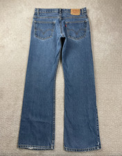 Vintage Levi's 517 Jeans Mens 34x32 Boot Cut Medium Wash Cotton Denim 90s Y2K