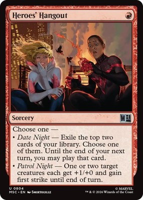 Heroes' Hangout #804 *Foil* (NM) Commander: Marvel Super Heroes (MSC) MTG