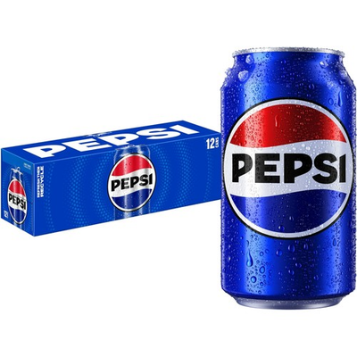 #ad Pepsi Cola Soda Pop 12 fl oz Cans 12 Pack Refreshing Soft Drink Bulk $14.99