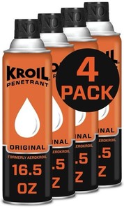 4 pack Kroil Original Penetrant Aerosol 16.5oz Can - Aerokroil Formula