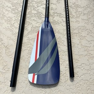 3-Piece Adjustable SUP Paddle –Lightweight, Floating Aluminum Shaft (Nautica)