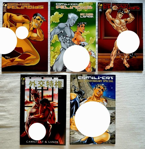 5 Class Comics LOT Camili-Cat Felinoids 1-3 Diplomatic Immunity 20th Ann FILLION