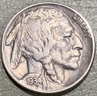 1934 Buffalo nickel, nice original XF condition, a no-issue coin!