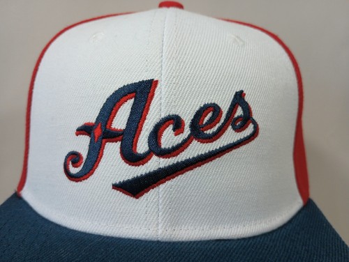 Cappello baseball Reno Aces berretto snapback bianco rosso logo ricamato MiLB SPEDIZIONE VELOCE - Foto 3 di 9