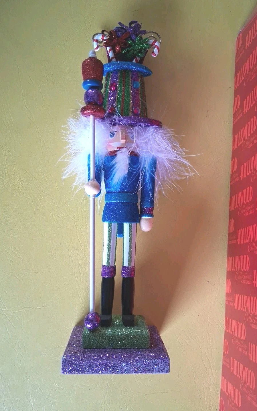 Kurt Adler Hollywood Collections Purple Prince Nutcracker Holly Adler 13"
Opens in a new window or t