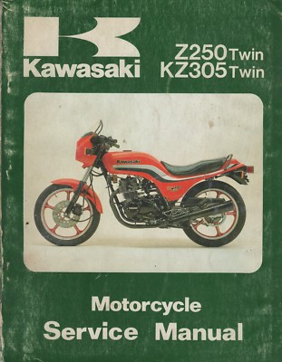 1979-1983 KAWASAKI MOTORCYCLE Z250 TWIN, KZ305 TWIN SERVICE 99924
