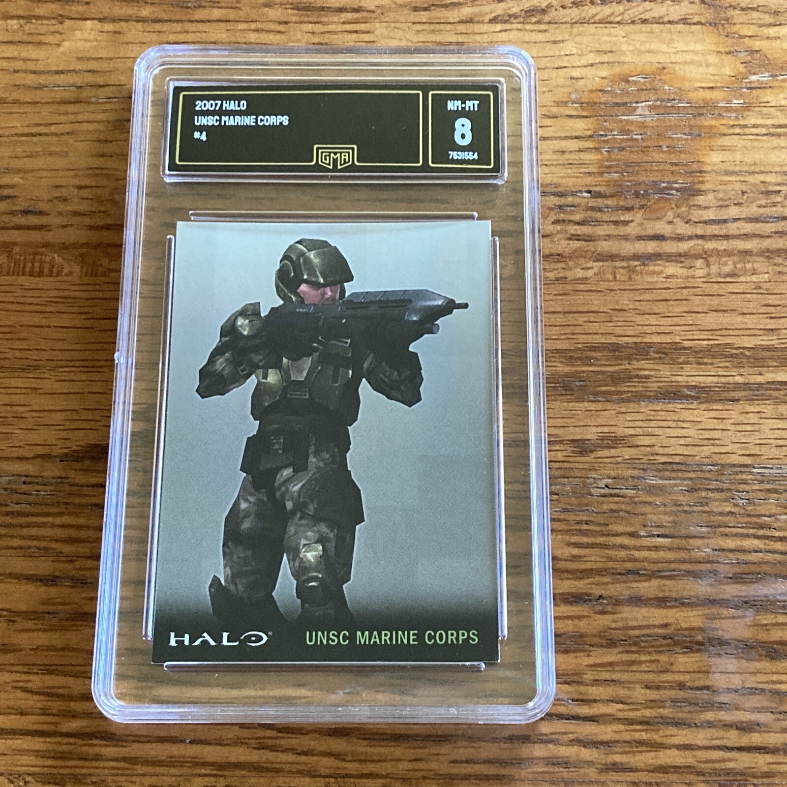 2007 Topps Halo UNSC Marine Corps 4 Graded Grading GMA 8 Video Game
