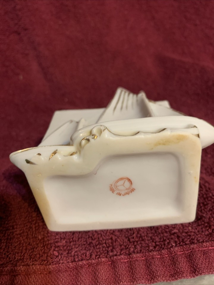 Vintage Sailboat Ship Nautical Card Deck Cigarette Pack Holder Made in