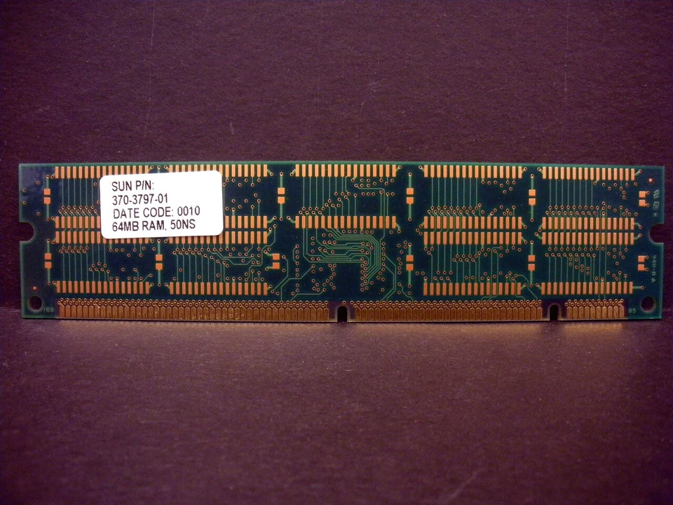 Sun 370-3797 64MB 1x 64MB DIMM for Ultra 5 10 - Image 2 of 2