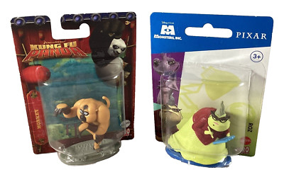 Monsters Inc. Roz Slug 2.5  Figure & Monkey From Kung Fu Panda CAKE TOPPERS