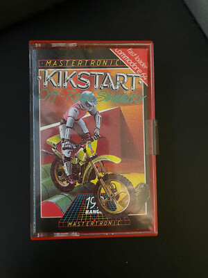 Kikstart Kassette   Spiel für Commodore C64 / C128   schöner Zustand  