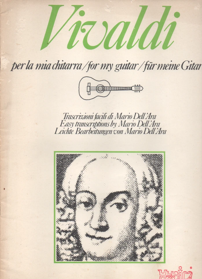 2 Spartiti per Chitarra classica: Beethoven e Vivaldi - Immagine 2 di 2