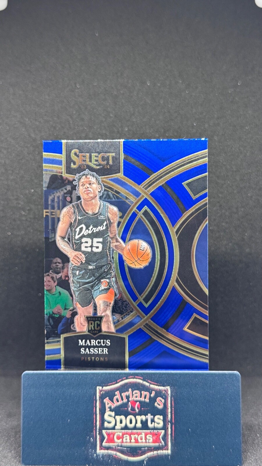 2023-24 Panini Select - Premier Level Blue #114 Marcus Sasser (RC)