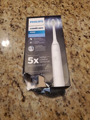 Philips Sonicare 4100 Plaque Control Rechargeable Toothbrush HX3681/23 White NEW