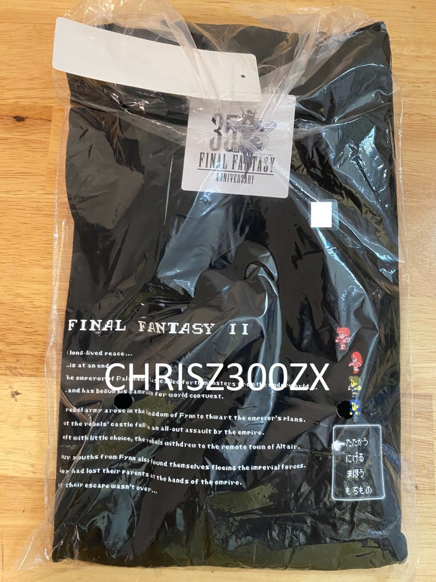 FINAL FANTASY Tシャツ Lサイズ + カードパックセット Final Fantasy II 2 UT 35th Anniversary T-Shirt FF2 100