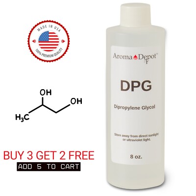 8 oz. DPG Dipropylene Glycol Fragrance Cutting Oil For Perfumes, Incense & more