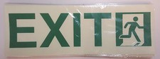 "Exit" SIGN-Adhesive Sign   Glow In the dark sign - Photolumines..-REF24-1027