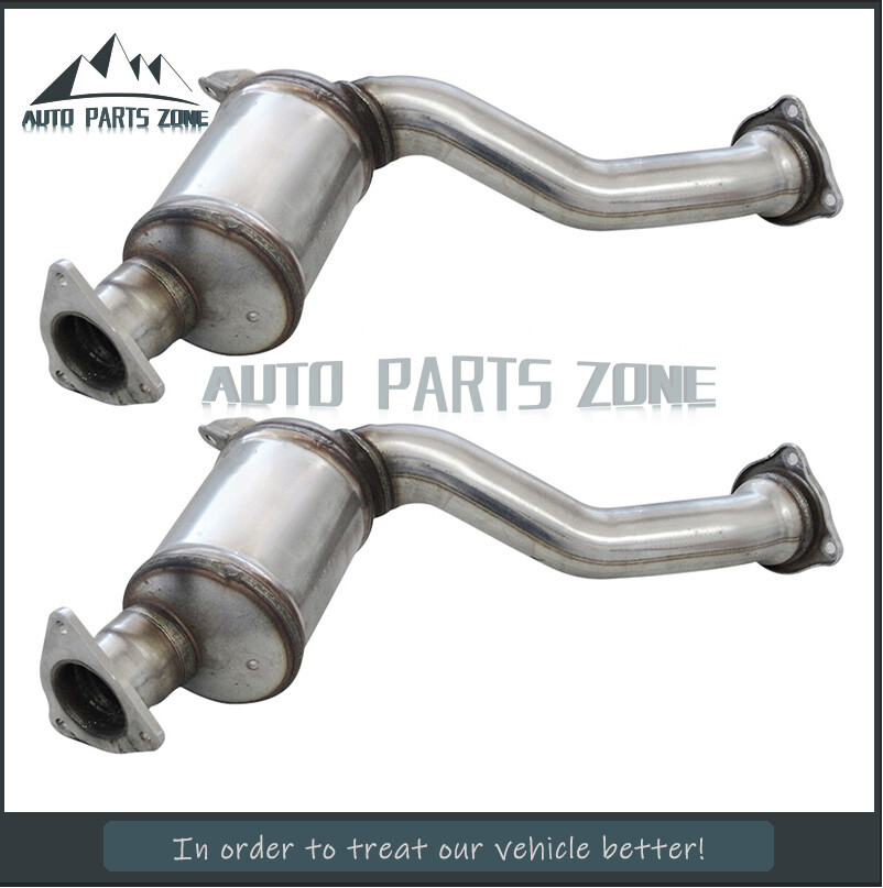2Pcs Front Catalytic Converters for 2011-2014 Porsche Cayenne S Hybrid 3.0L V6