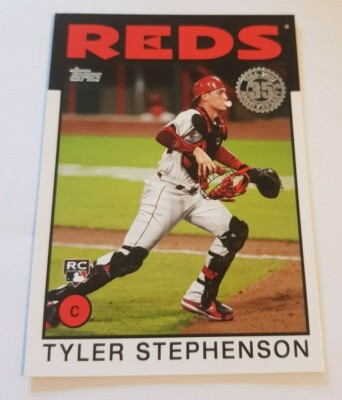 Topps 2021 Series 1 - Tyler Stephenson - Cincinnati Reds - Topps 1986 Insert RC