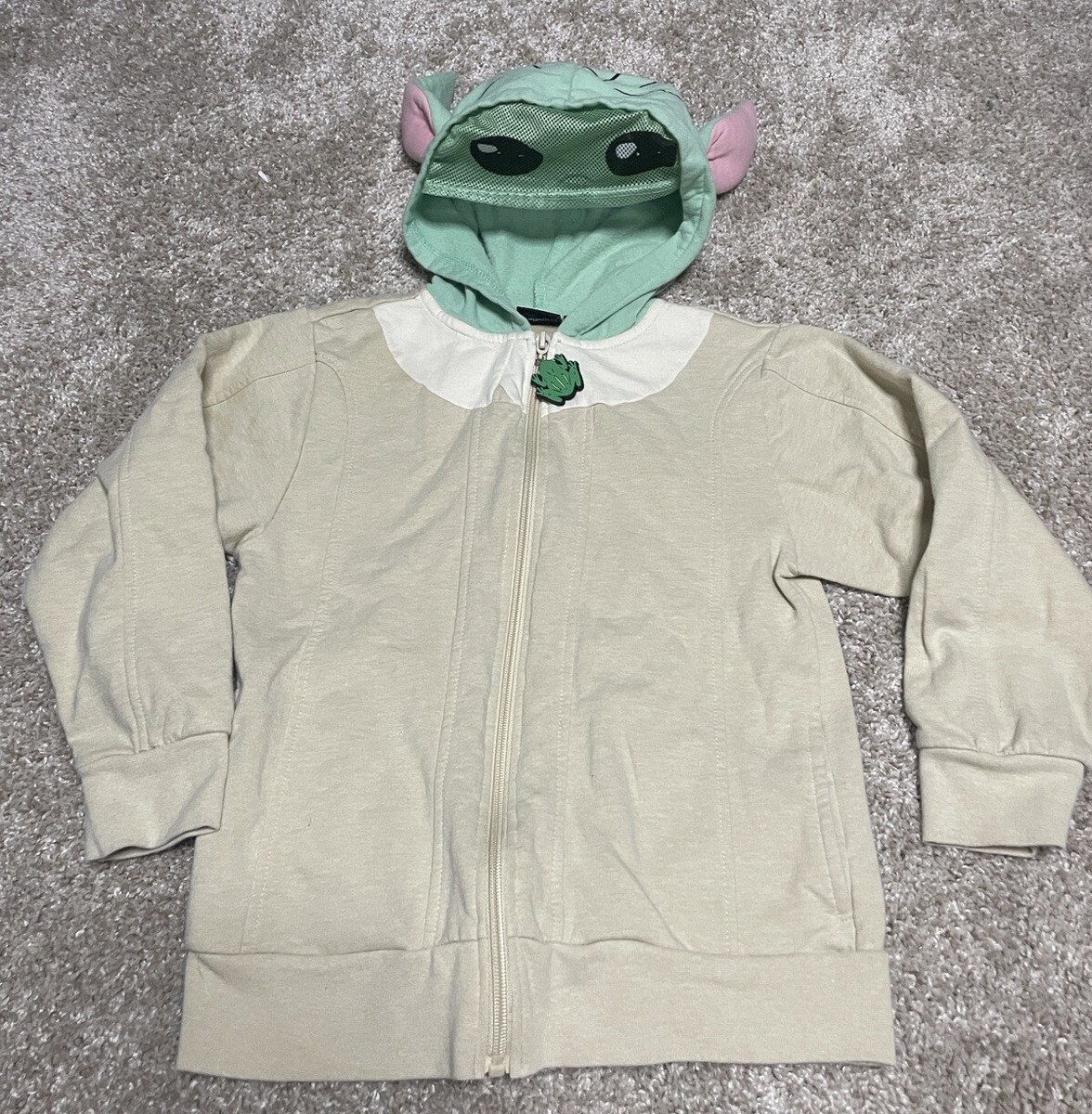 Disney Star Wars Youth Baby Yoda Mandalorian Costume Full-Zip