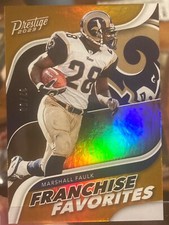 2023 NFL Prestige Franchise Favorites Marshall Faulk Orange 4/50
