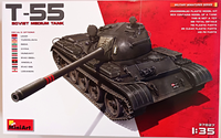 Miniart 37027 : Sowj. T-55 Medium Tank / Kit 1:35